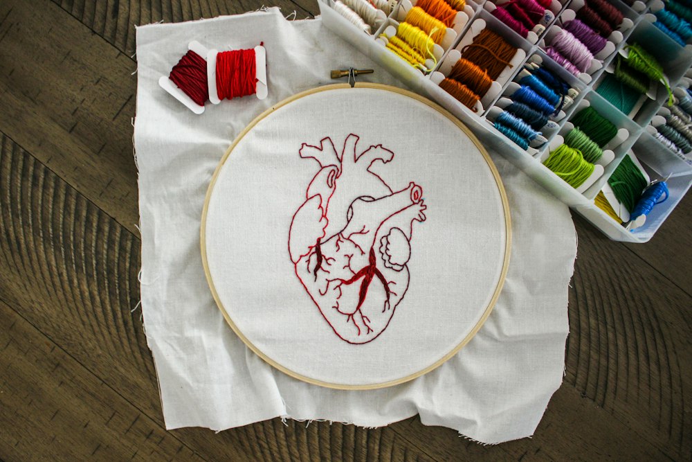 Assorted embroidered patches